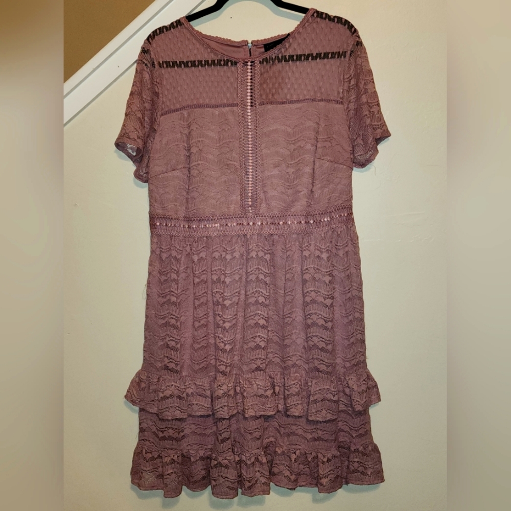 Lane Bryant 14 Lilac Lace